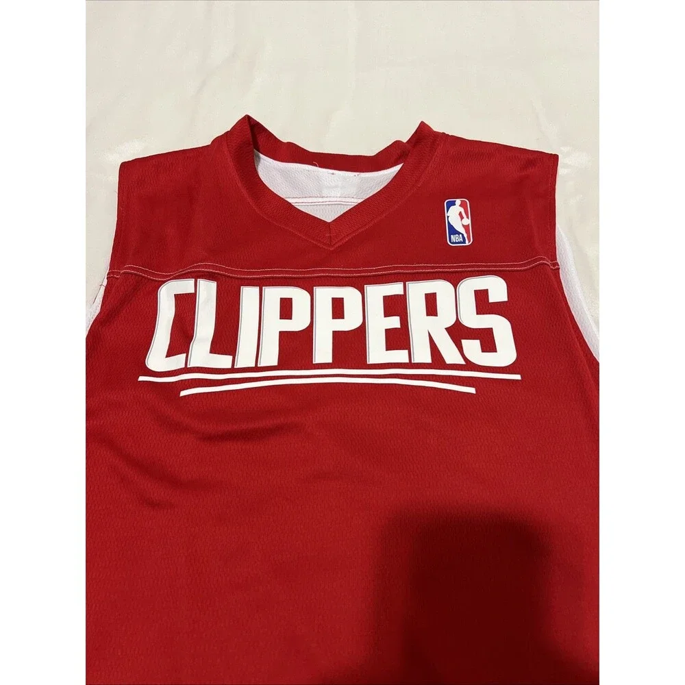 VTG Clippers Los Angeles 14 Basketball Jersey Tank REVERSIBLE M RedWhite Y2K NBA